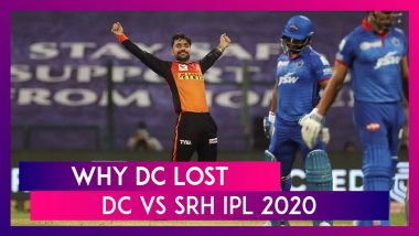 Delhi vs Hyderabad IPL 2020: Rashid Khan's Splendid Spell And Other Reasons Why Delhi Lost