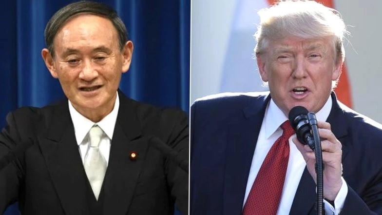 Yoshihide Suga, Donald Trump Agree to Further Strengthen Japan-US Security Alliance Over First Phone Call
