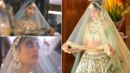 Janhvi Kapoor Looks Every Bit Of Beautiful In a Bridal Avatar For Manish Malhotra's Latest Collection (View Pics)