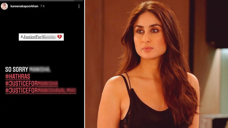 Hathras Rape Case: Kareena Kapoor Khan Says 'So Sorry' And Demands Justice For The Victim