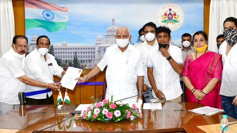 Sandalwood Delegation Meets Karnataka Chief Minister BS Yediyurappa, Demands Relief Package
