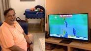IPL 2020: Varun Dhawan Shares Glimpse of Father David Dhawan Cheering For Mumbai Indians During MI vs CSK Match (Watch Video)