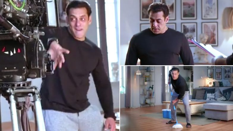 Bigg Boss 14: Salman Khan's BTS Footage from Reality Show's Promo Shoot Is Funny (Watch Video)