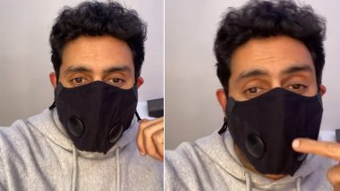 Abhishek Bachchan Resumes The Big Bull Shoot; Actor Urges Everyone to Wear Mask to Combat COVID-19 (Watch Video)