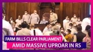 Farm Bills Cleared In Parliament Amid Massive Uproar By The Opposition In Rajya Sabha; &lsquo;Making Farmers Shed Tears Of Blood&rsquo; Said Rahul Gandhi; TMC Accuse Dy RS Chairman Harivansh Narayan Singh Of Colluding With BJP, No Confidence Motion Against Him