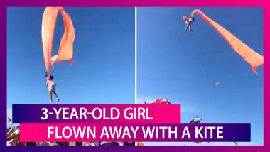 Video Of A Three-Year-Old Girl Flown Away With A Kite At The Taiwan Kite Festival Goes Viral