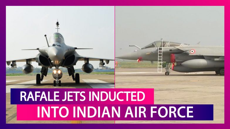 Five Rafale Jets Inducted Into Indian Air Force At Ambala Will Be Part Of ‘golden Arrows 6462