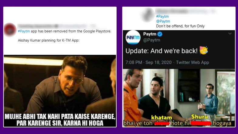 Paytm Removed and Then Brought Back by Google App Store! Funny Memes and Jokes Take over Twitter as Netizens Grab a Popcorn