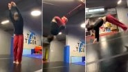 Tiger Shroff&rsquo;s Consecutive Backflips Prove He Is Not Less than a Superhuman (Watch Video)