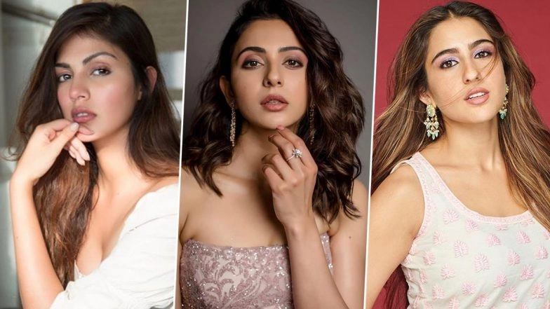 SSR Death Probe: Rhea Chakraborty Names Sara Ali Khan, Rakul Preet Singh, Simone Khambatta During Her Interrogation With NCB In Drug Case