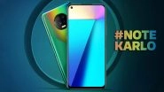 Infinix Note 7 Launching Tomorrow in India, Listed on Flipkart Ahead of India Launch