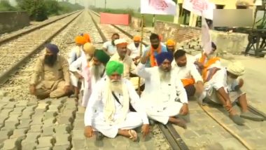 Farm Bill Protest: Farmers in Punjab Begin 3-day 'Rail Roko' Agitation, Train Services Suspended