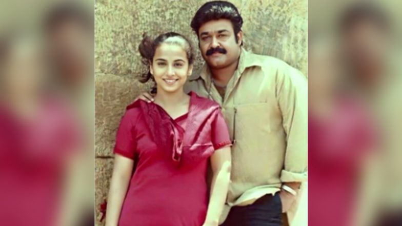 Vidya Balan Shares Throwback Pic with Superstar Mohanlal from the Sets of Chakram – Actress' Malayalam Debut That Got Shelved