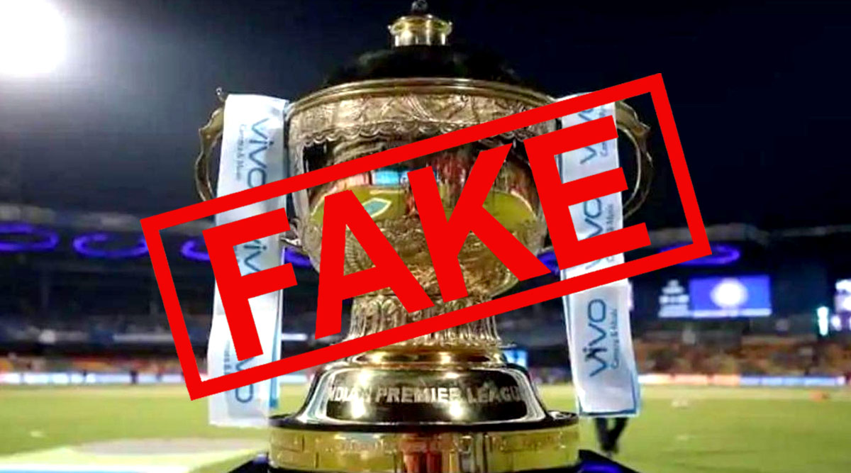 Fact Check News Ipl 2020 Schedule With Match Fixtures And Timings In Ist Goes Viral Ahead Of 