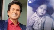 Sachin Tendulkar Looks Cute as a Button In This Throwback Pic From His Childhood Days, Says 'When Lockdown Wasn't the Reason For Long Hair'