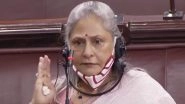 Jaya Bachchan Raises Issue Of 'Conspiracy to Defame Bollywood' In Monsoon Session Of Parliament, Says 'People Who Made Their Name in This Industry Now Call It Gutter'
