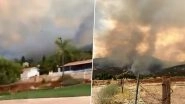 El Dorado Fire: Explosive Device Used at Gender Reveal Party in California Causes Fire, Videos and Pics Show the Intensity of the Raged Flames
