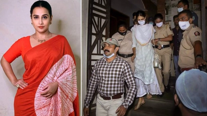 SSR Case: After Swara Bhasker and Taapsee Pannu, Vidya Balan Comes Out in Support of Rhea Chakraborty (Read Tweet)