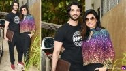 Sushmita Sen and Rohman Shawl Pose for Pictures and His 'I Survived Aarya 360 Degrees' T-shirt Has Our Attention