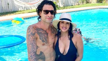 380px x 214px - Sunny Leone Spends Some Mushy Time In Pool With Husband Daniel Weber In  Super Hot Black Monokini (View Pics) | ðŸŽ¥ LatestLY