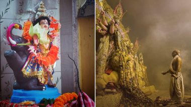 Shubho Mahalaya 2020 Wishes and Happy Vishwakarma Puja Messages Take Over Twitter, From Maa Durga Images to Vishwarkarma Jayanti Greetings, Netizens Celebrate the Festival Day With Joy!