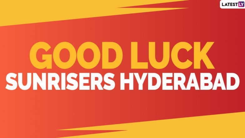 Sunrisers Hyderabad Dream11 IPL 2020 Wishes & HD Images: Greetings, Wallpapers, Messages and SMS to Wish SRH in Indian Premier League Season 13