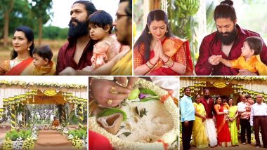 Yash and Radhika Pandit Name Their Baby Boy Yatharv, Share A Beautiful Video From The Traditional Naming Ceremony!