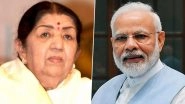 PM Narendra Modi Thanks Lata Mangeshkar For Her Birthday Wishes (Read Tweet)