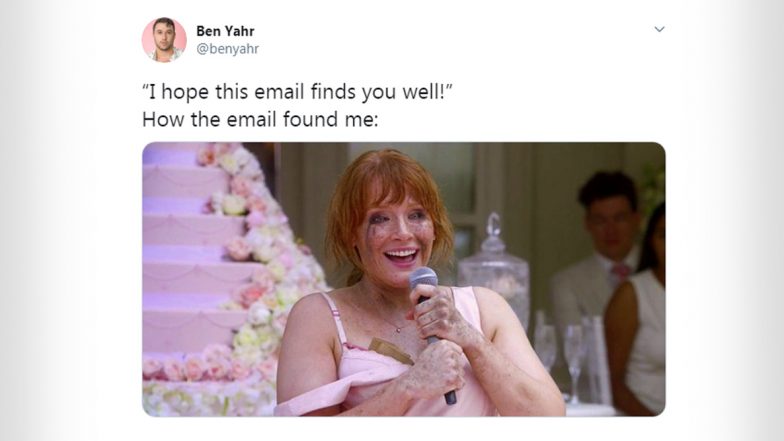 'How the Email Found Me' Funny Memes and Jokes Take over Twitter! Netizens Share Hilarious Pictorial Representation of How Emails Intended to 'Find Them Well', Find Them FR