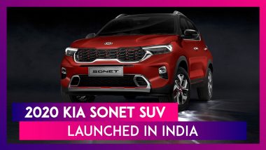 Kia Sonet SUV Launched in India at Rs 6.71 Lakh; Prices, Features, Variants & Specifications