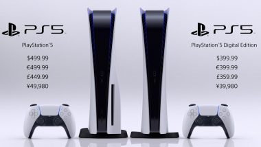 Sony PS5, PS5 Digital Edition Gaming Console Prices & Release Date Revealed