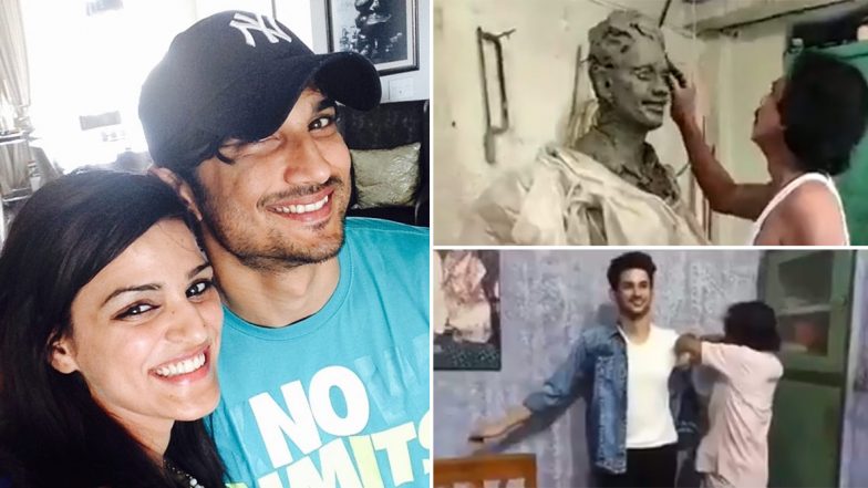Sushant Singh Rajput’s Sister Shweta Singh Kirti Shares Video of the Making of Late Actor’s Wax Statue by Sukanto Roy (Watch Video)