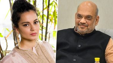 Kangana Ranaut Thanks Home Minister Amit Shah for Providing Y-Plus Security Ahead of Her Mumbai Visit on September 9 (Read Tweet)