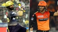 Kolkata Knight Riders vs Sunrisers Hyderabad, IPL 2020 Toss Report and Playing XI Update: Mohammad Nabi Comes in For SRH As David Warner Opts to Bat