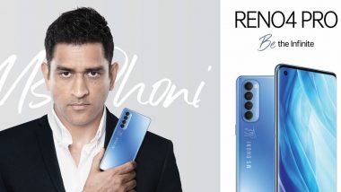 Oppo Reno 4 Pro MS Dhoni Edition With Galactic Blue Colour Launched in India