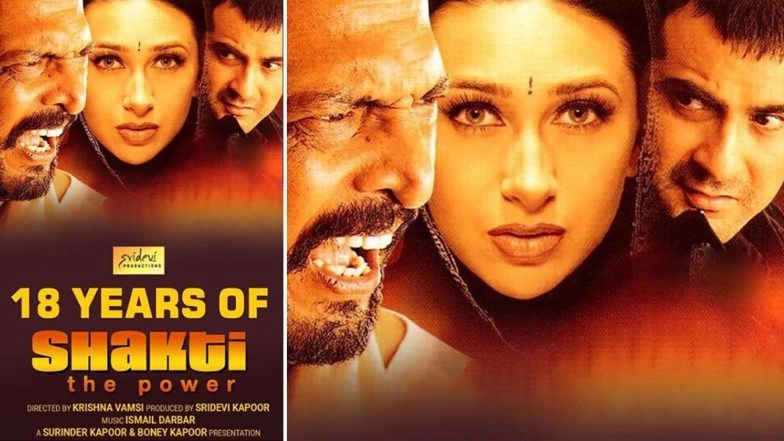 Shakti Completes 18 Years: Karisma Kapoor Reminisces Filming for Her Favourite Actress Sridevi’s First Production (View Post)