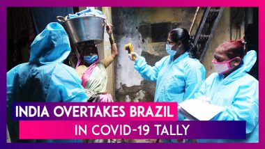 India Overtakes Brazil In The COVID-19 Cases Tally, Becomes Second Most Infected Country In The World After The United States; Records Highest-Ever Cases