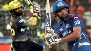 Kolkata Knight Riders vs Mumbai Indians, IPL 2020 Toss Report and Playing XI Update: MI Remain Unchanged As KKR Opt to Field First