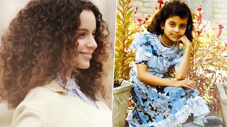 Kangana Ranaut Shares Childhood Picture, Draws Comparison to Her Current Self