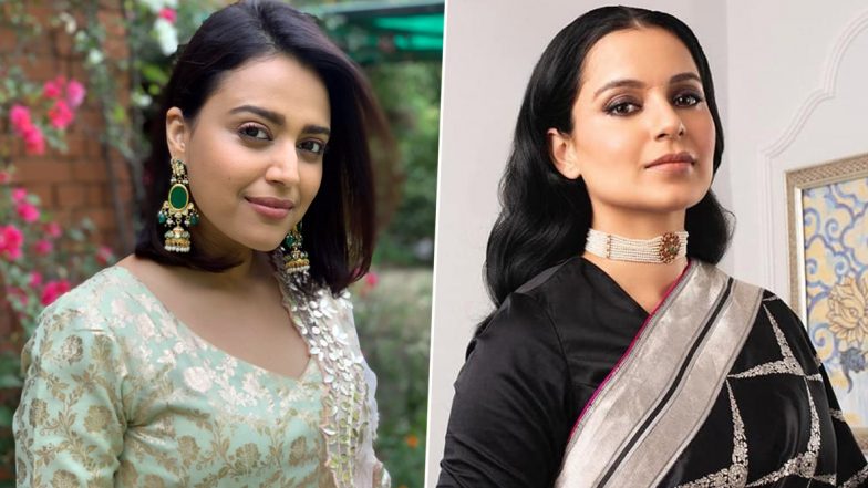 Swara Bhasker Reacts to Kangana Ranaut’s Reply on Jaya Bachchan’s Parliament Speech (Read Tweet)