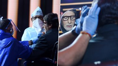 Kaun Banega Crorepati 12: Amitabh Bachchan Gives Us a Glimpse of ‘Precautionary Measures’ Taken While Filming the Sony TV Show (View Pics)