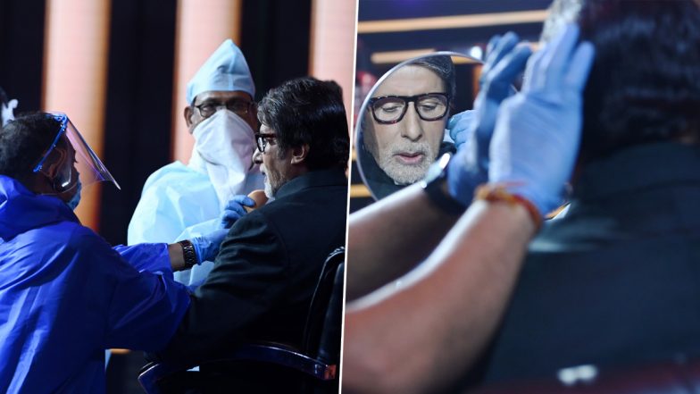Kaun Banega Crorepati 12: Amitabh Bachchan Gives Us a Glimpse of ‘Precautionary Measures’ Taken While Filming the Sony TV Show (View Pics)