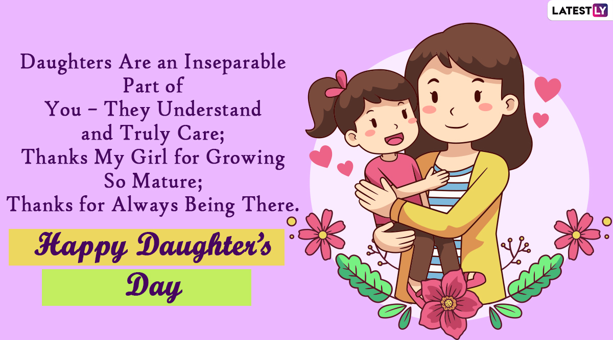 Daughters' Day 2021 Wishes & HD Images With Quotes: Send WhatsApp ...