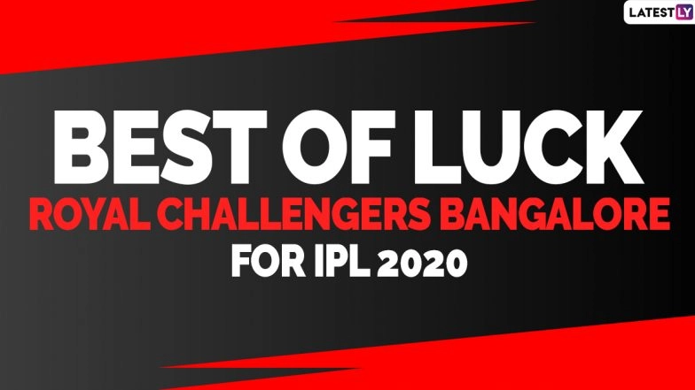 Royal Challengers Bangalore Dream11 IPL 2020 Wishes & HD Images: Greetings, Wallpapers, Messages and SMS to Wish RCB in Indian Premier League Season 13