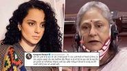 Kangana Ranaut Responds to Jaya Bachchan's 'Thali' Remark, Claims Roles, Item Numbers in Bollywood Used to Be Given By Sleeping With the Hero