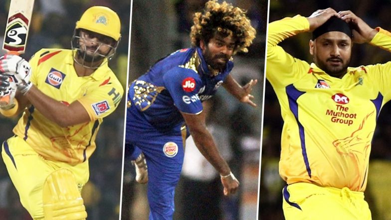 Suresh Raina, Lasith Malinga, Harbhajan Singh Opt Out of IPL 2020: List of Players Who Won't Take Part This Season and Their Replacements