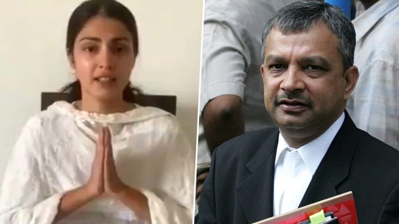 Sushant Singh Rajput Death Case: 'Rhea Chakraborty Is Ready For Arrest', Actress' Lawyer Satish Maneshinde Releases Statement