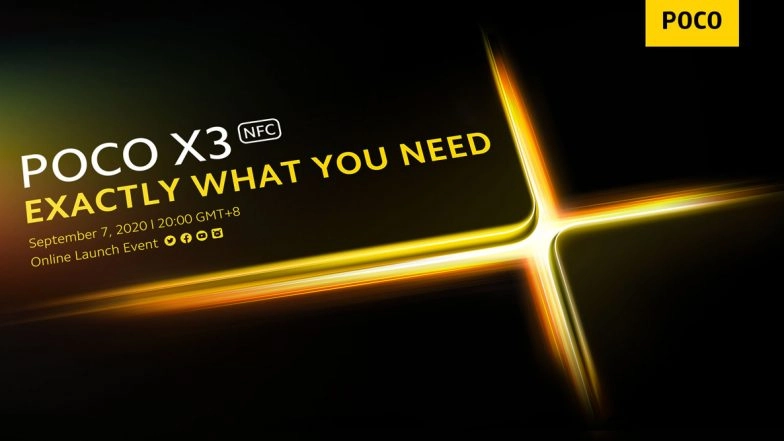 Poco X3 NFC Specifications Leaked Online Ahead of Launch