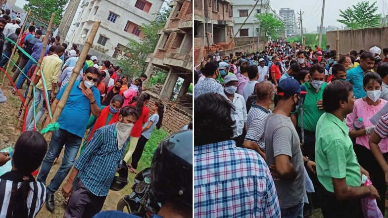 NEET 2020 Exam Flouts Social Distancing: Medical Aspirants Take to Twitter to Share Pics Displaying How NTA Examination Centres Failed to Follow SOP Guidelines