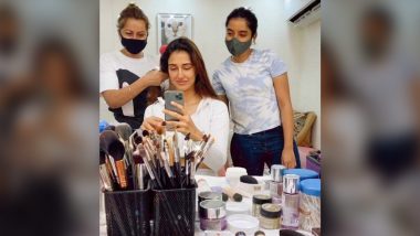 Disha Patani Resumes Work Amid COVID-19 Pandemic, Shares a Smiling Pic From Her Vanity